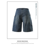 Vintage Denim Cargo Shorts
