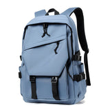 Polyester Solid Color School Backpack