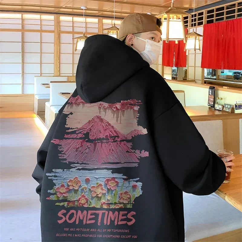 Vintage Good Time Oversized Hoodie