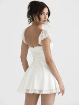 A Line Soft Girl Mini Dress