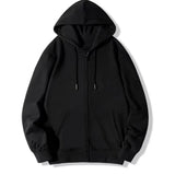 Oversized Retro Zip-Up Gothic Hoodie