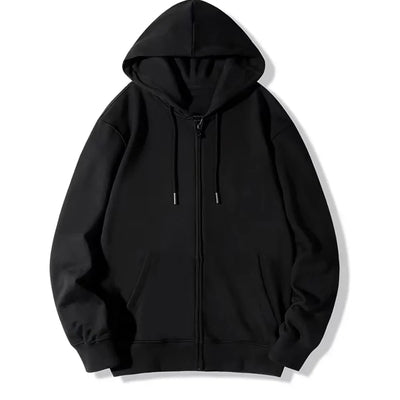 Sudadera gótica retro extragrande con cremallera