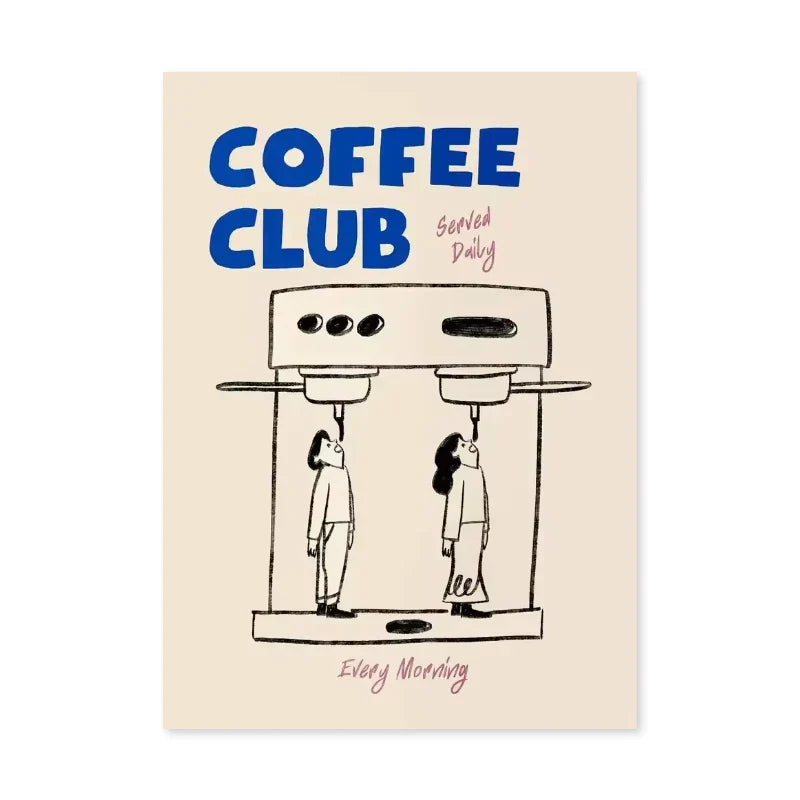 Coffee Club Poster
