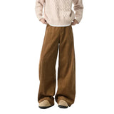 Wide Leg Korean Corduroy Pants