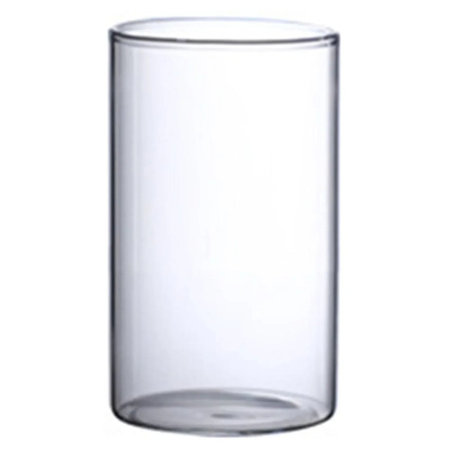 Vintage Minimalist Glass Vase Cylinder Flower