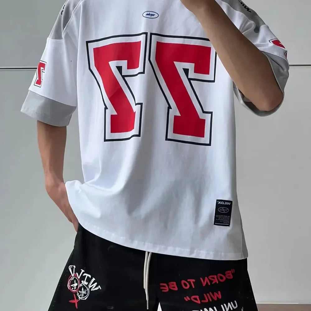 77 American Style Sport Jersey T-Shirt