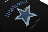 Hip Hop Five-Pointed Star Oversize T-Shirt