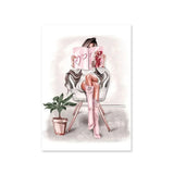Perfume And High Heel Makeup Poster