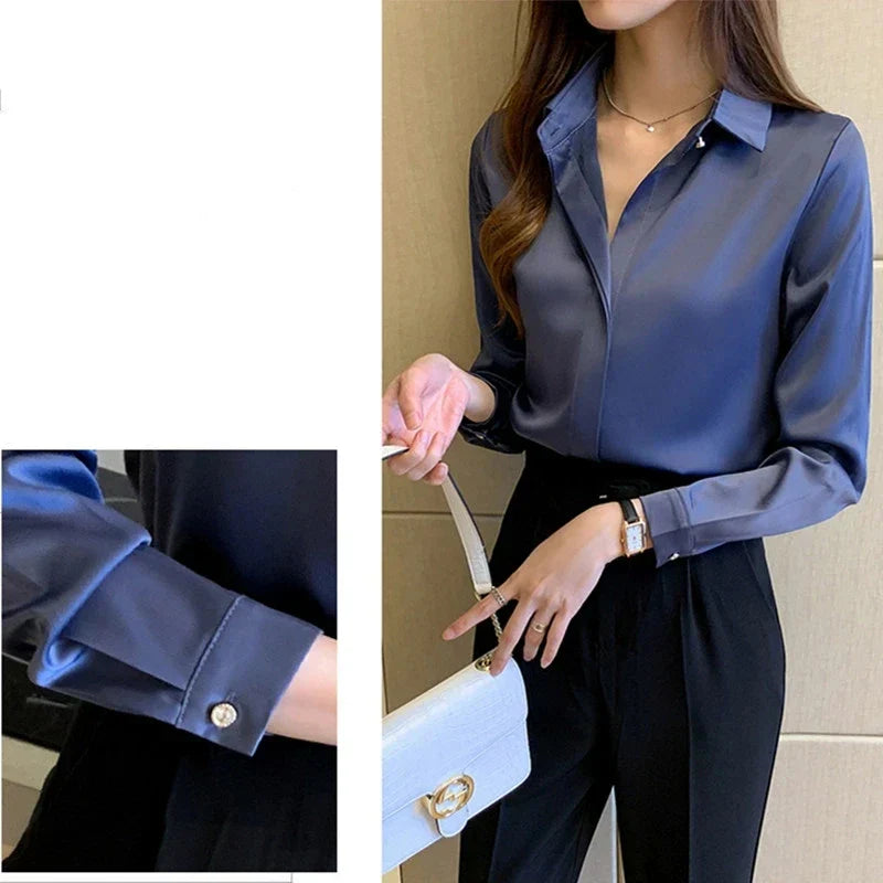 Corporate Girl Silk Shirt