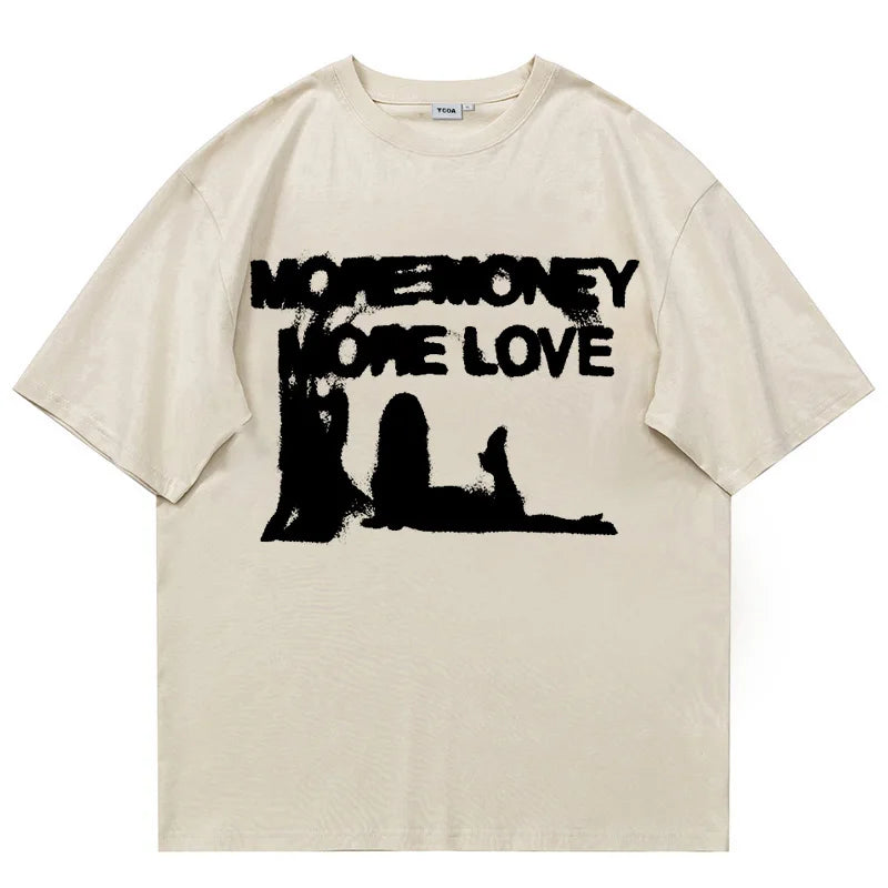 Y2K More Money More Love T-shirt
