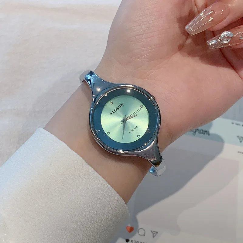 Elegant Stylish Silver Ladies Watch