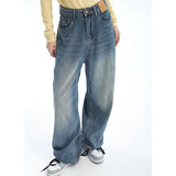 Vintage Wide-leg Skater Girl Jeans