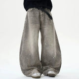 Y2K Washed Wide Leg Jeans