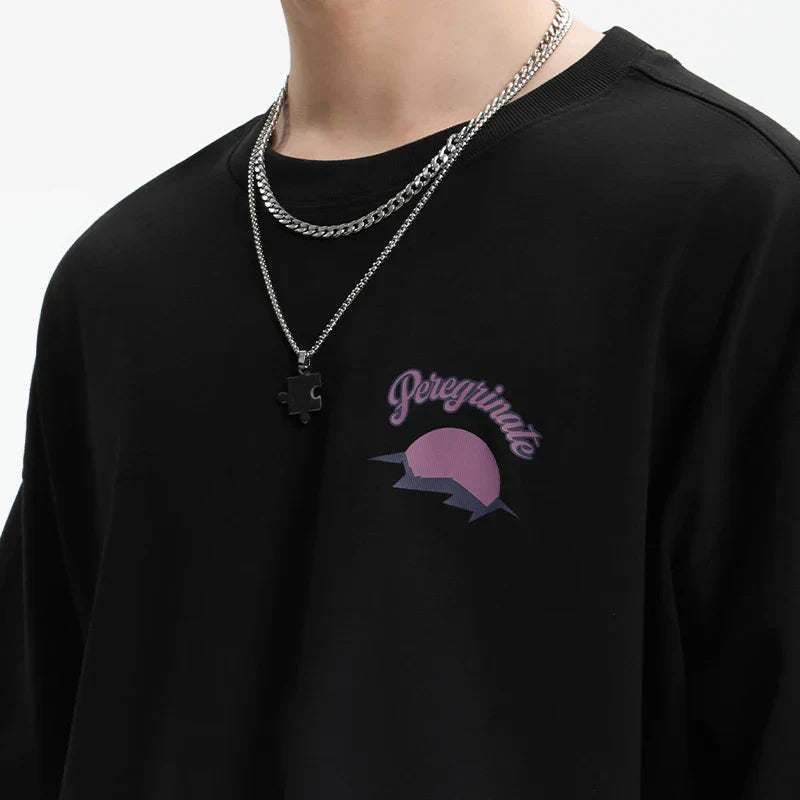 Mountain Graphic Oversized T-Shirt