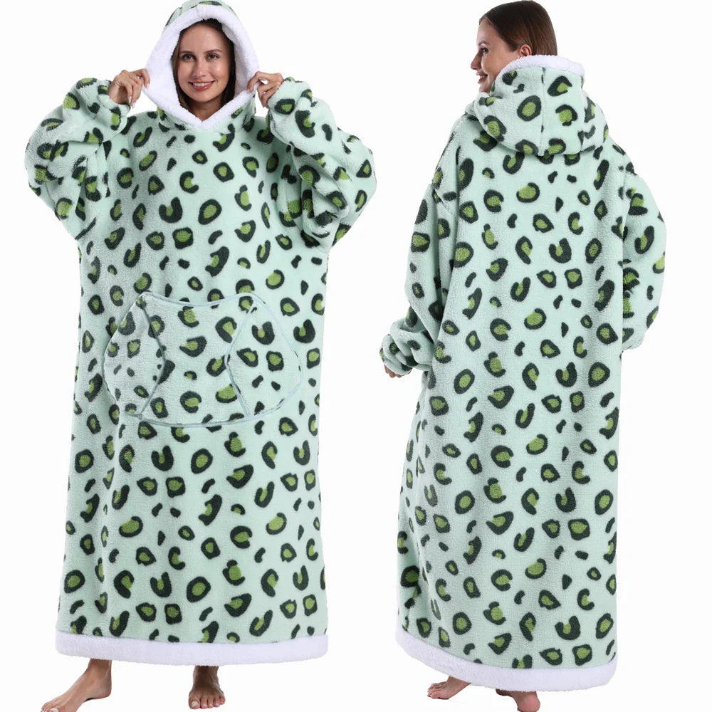 Cartoon Tragbare Homewear Pyjama-Decke