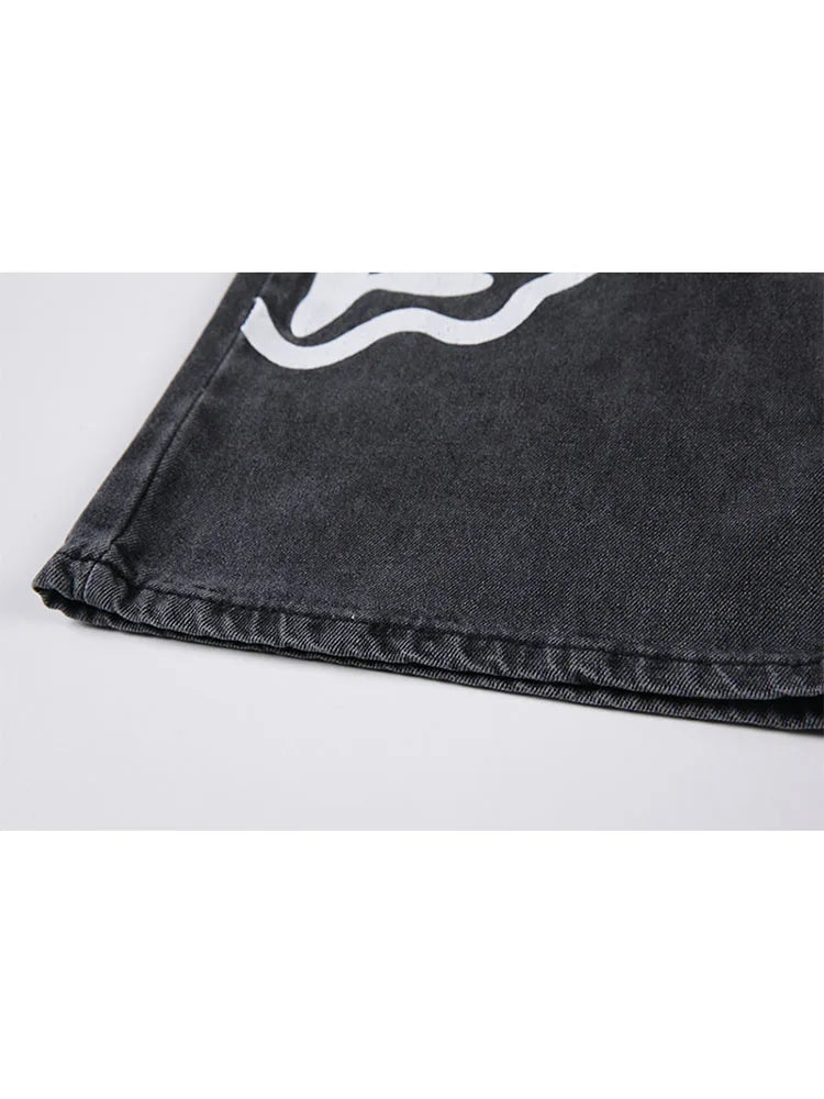 Loose Wide Leg Denim Jeans