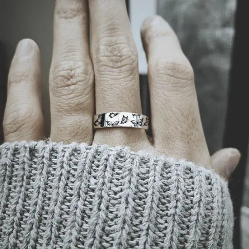 Vintage-Seelenfalter-Ring