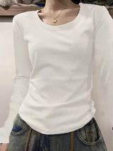 Women's Soft White T-shirt