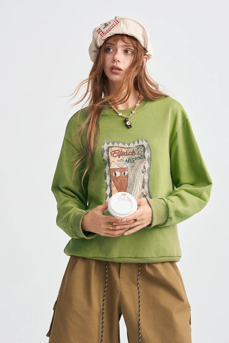 Graphic Cute Autumn Sweatshirts