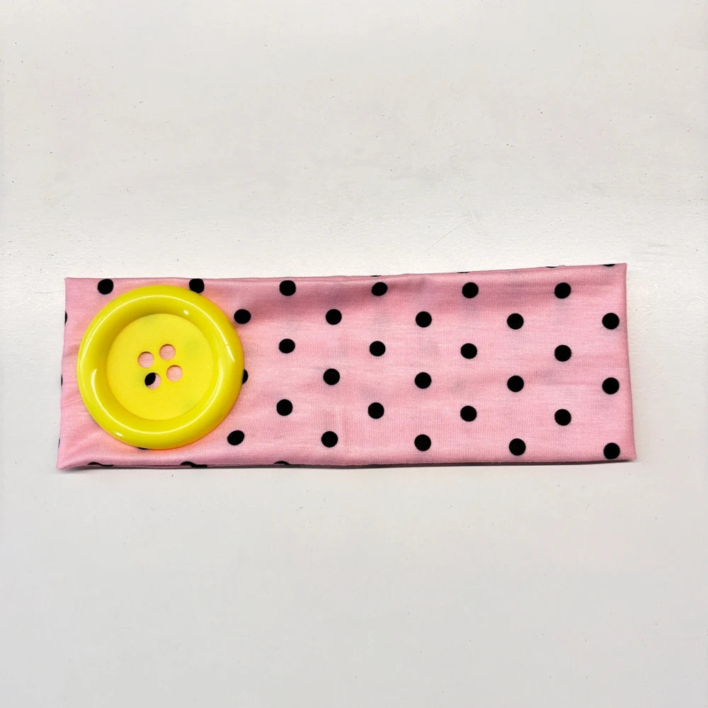 Kawaii Button Headband