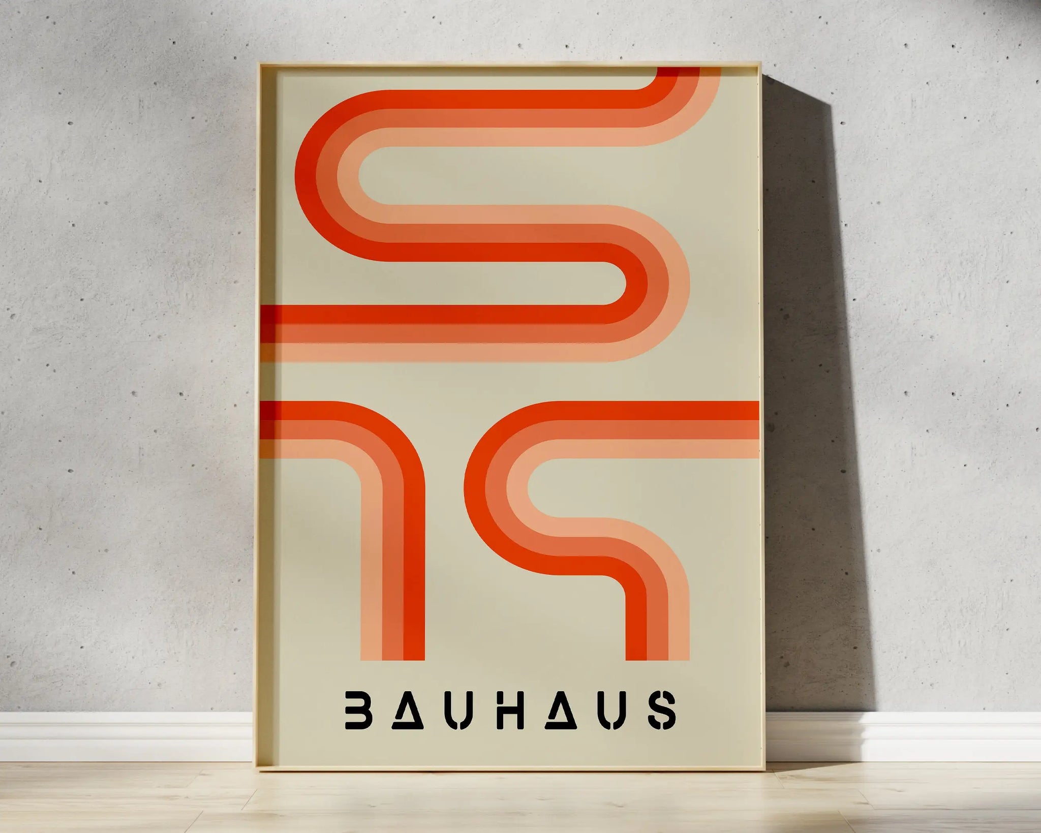Modernist Geometric Canvas Poster