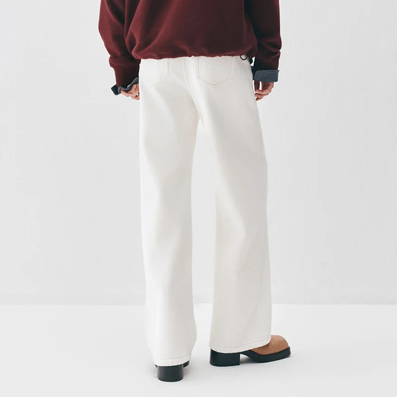 Fleece Lined Wide Leg Pants