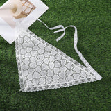 Flower Print Triangle Handmade Headband