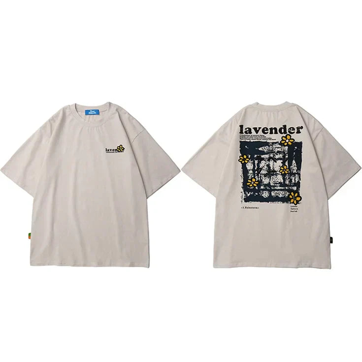 Oversize Floral Hip Hop Summer T-Shirt