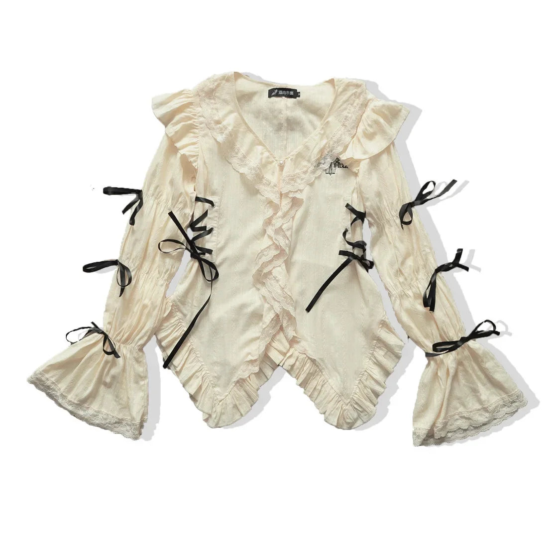 Coquette Aesthetic Irregular Blouse
