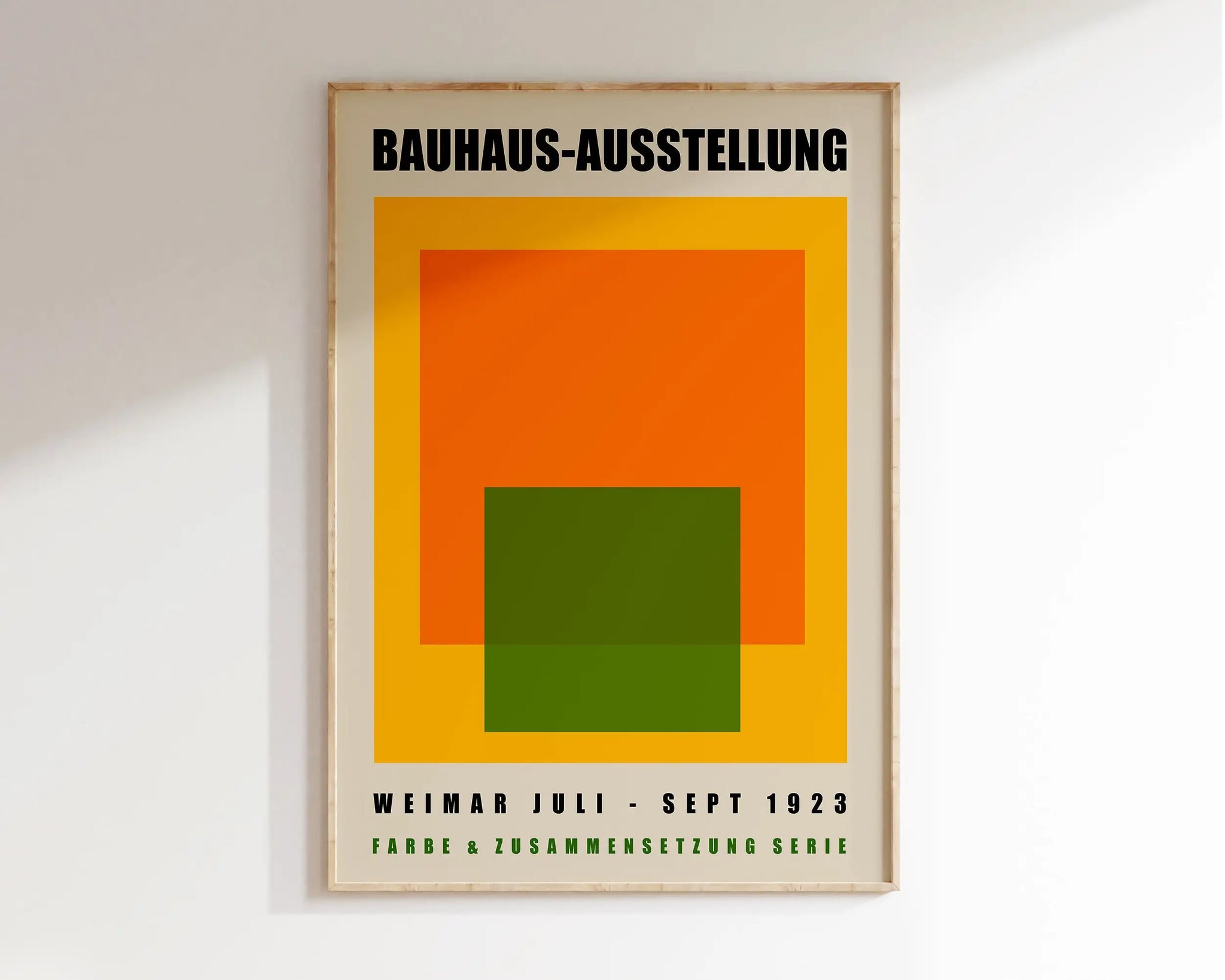 Modernist Geometric Canvas Poster