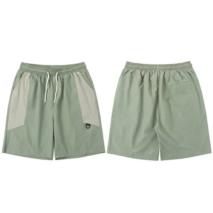 Harajuku Baggy Patchwork Short
