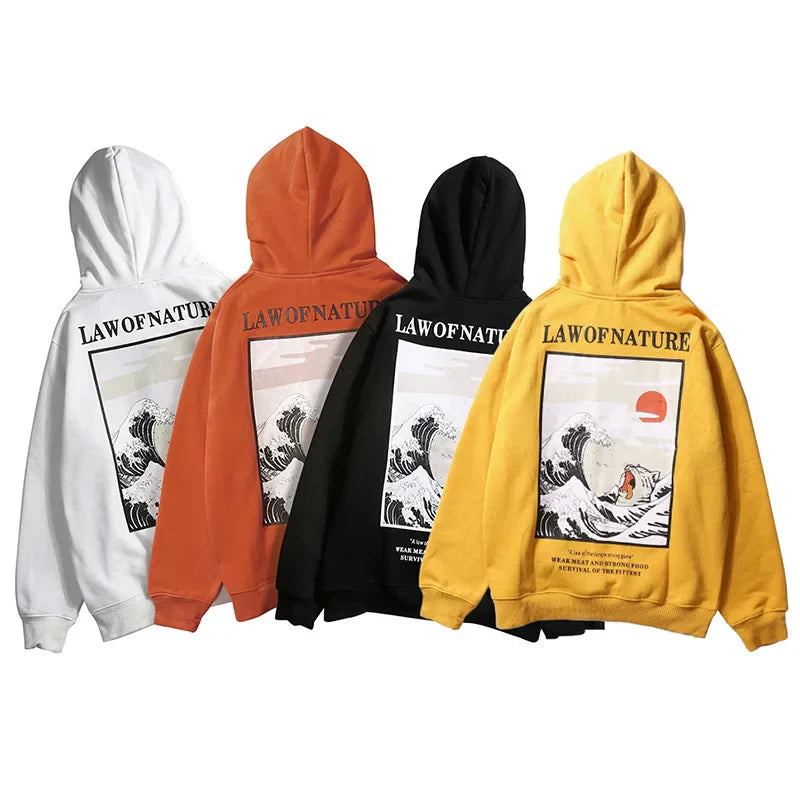 LAW OF NATURE Bestickter Hoodie