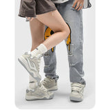Retro American Rocket Platform School Sneakers
