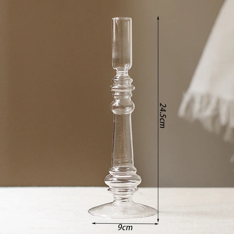 Blue Candle Holder Vase