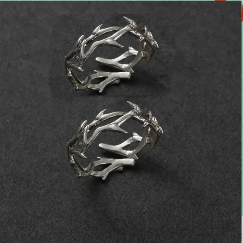 Rose Thorn Stainless Steel Ring