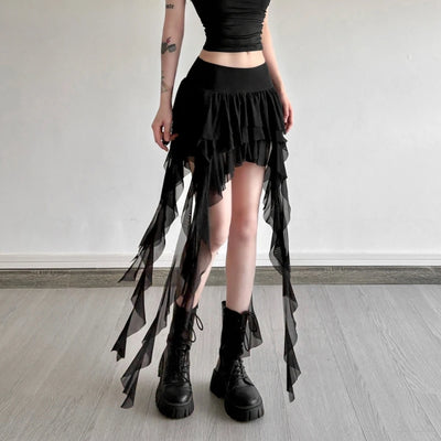 Fairy Grunge Rüschenrock