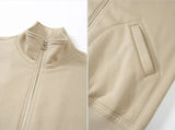 Stehkragen Winterfleece Windbreaker Jacke