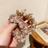 Faux Pearl Beaded Ponytail Holder