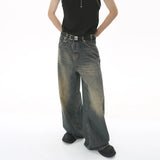 Y2K Vintage Washed Wide Leg Jeans
