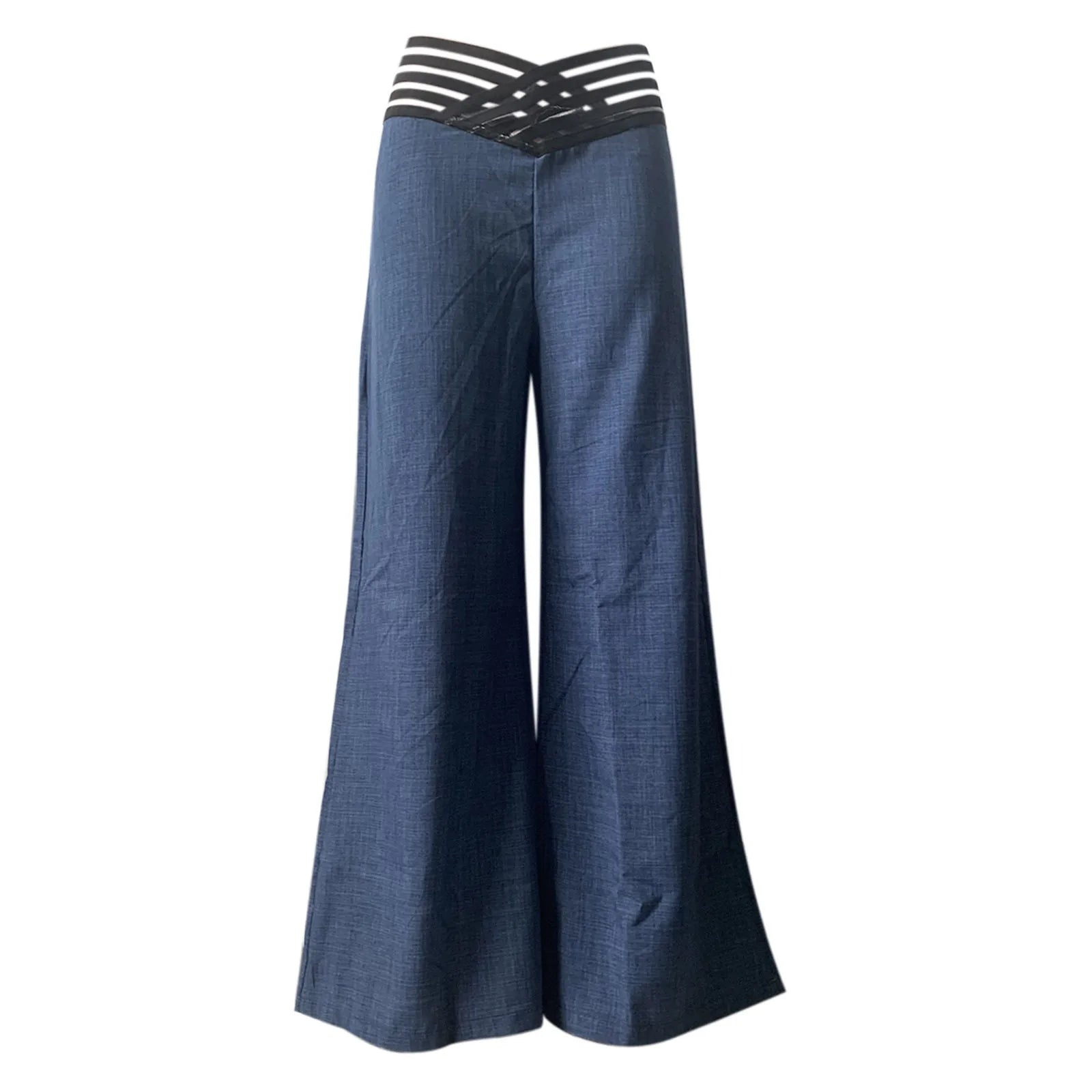 Elegant Women Flared Lady Pants