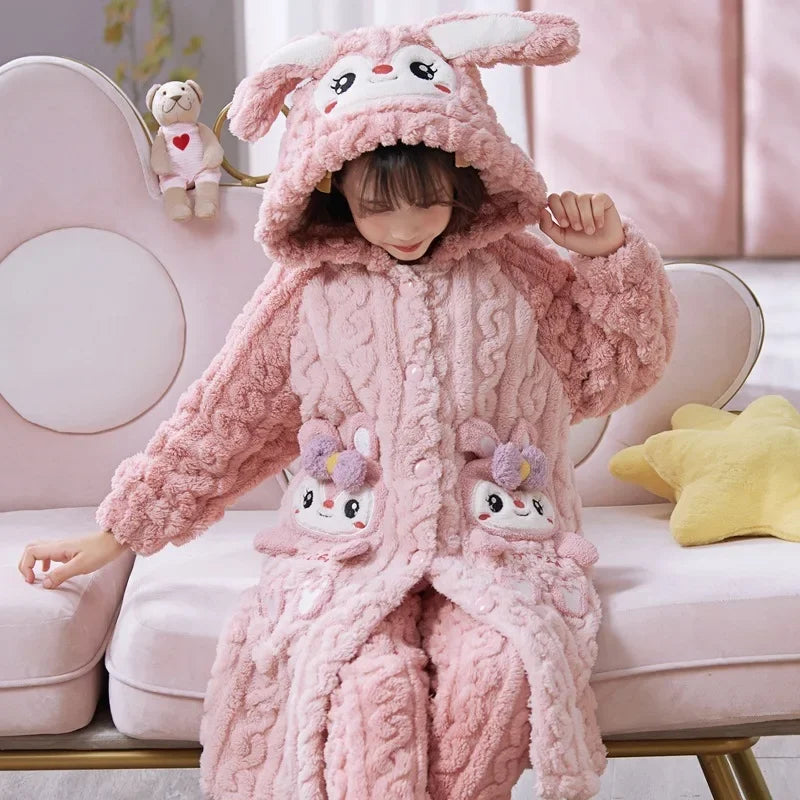 Kuromi Kinder Plüschpyjama