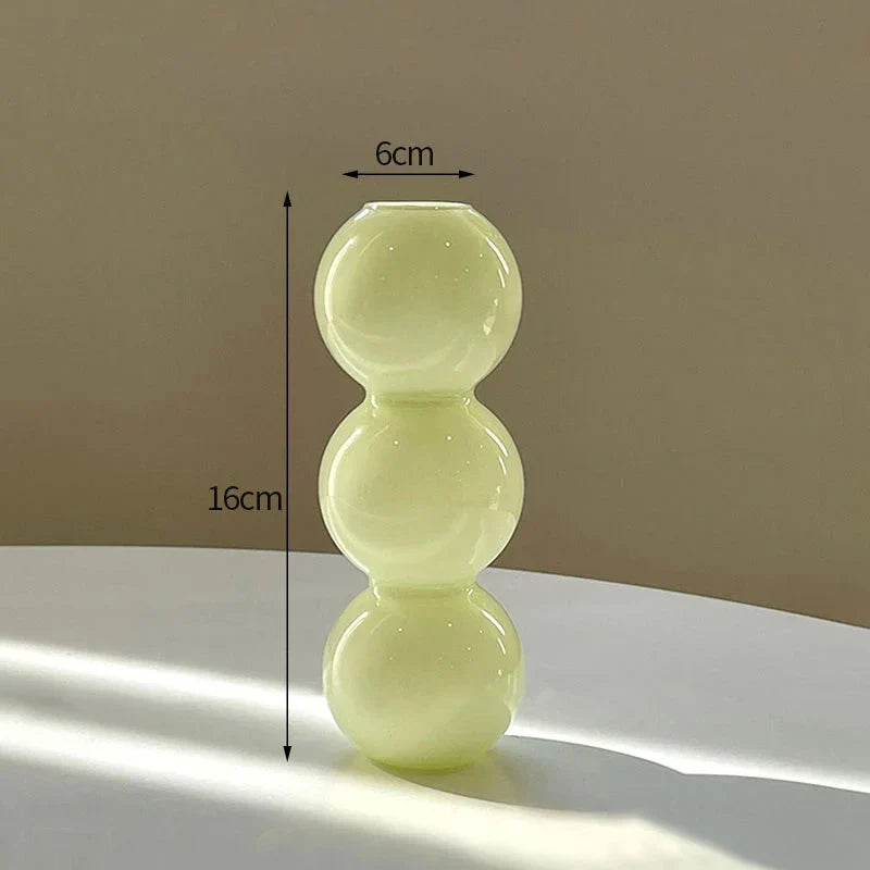 Creative Glass Flower Vintage Vase