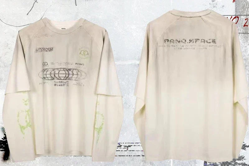 Patchwork Washed T-shirts