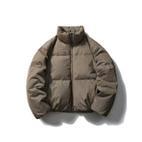 Winter Down Reflective Puffer Jacket