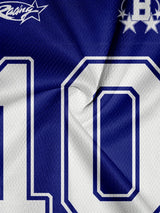 No.10 Blue Soccer Blue T-Shirt