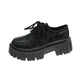 Corporate Girlie Black Leather Shoes