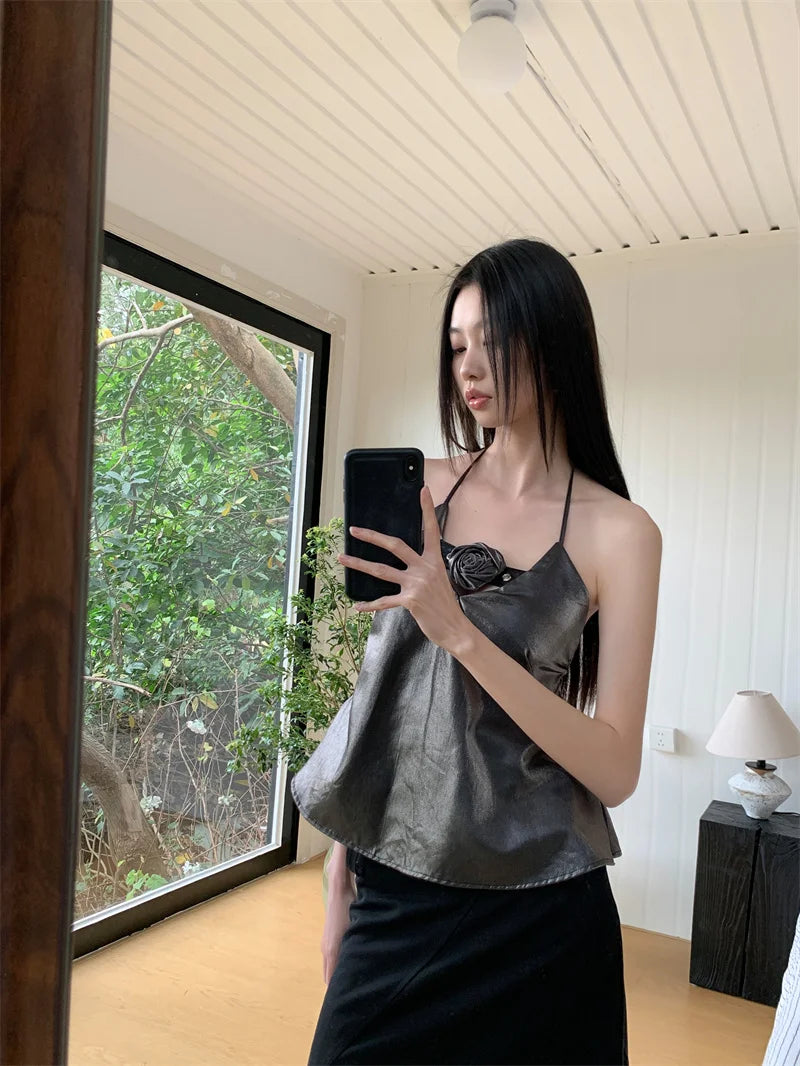 Chrome Rose Top