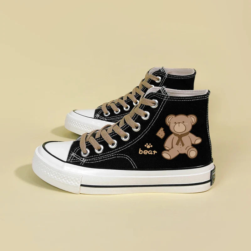 Bear School Cute Canvas