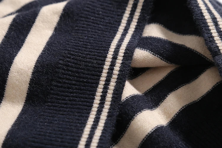 Suéter sin mangas vintage de punto jacquard con cuello en V