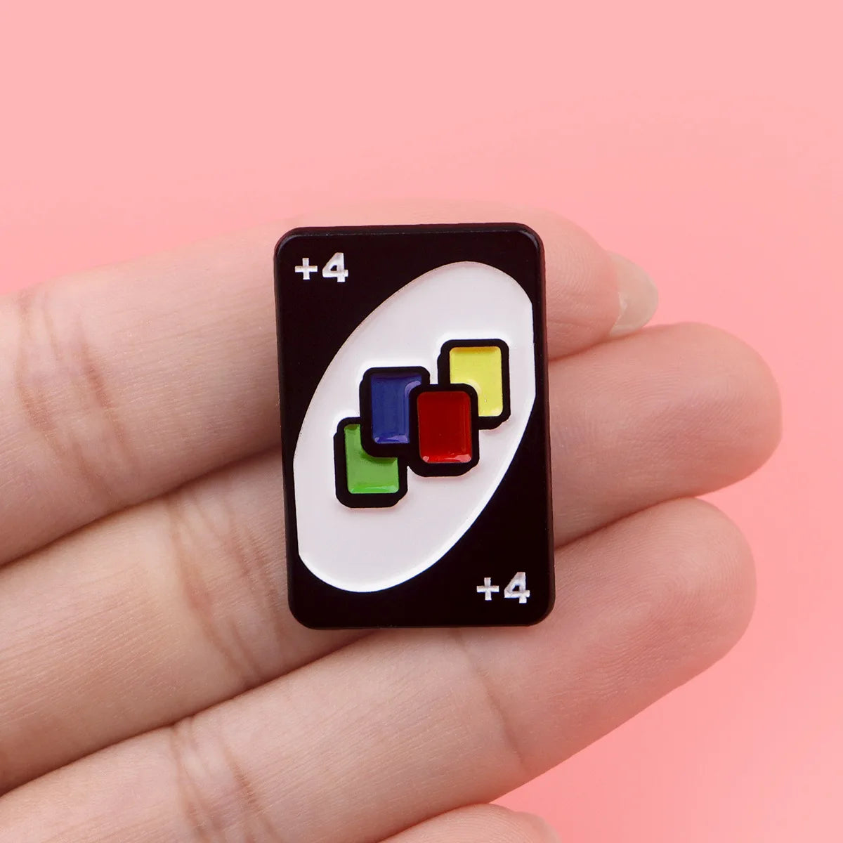 UNO Card Game Brooch